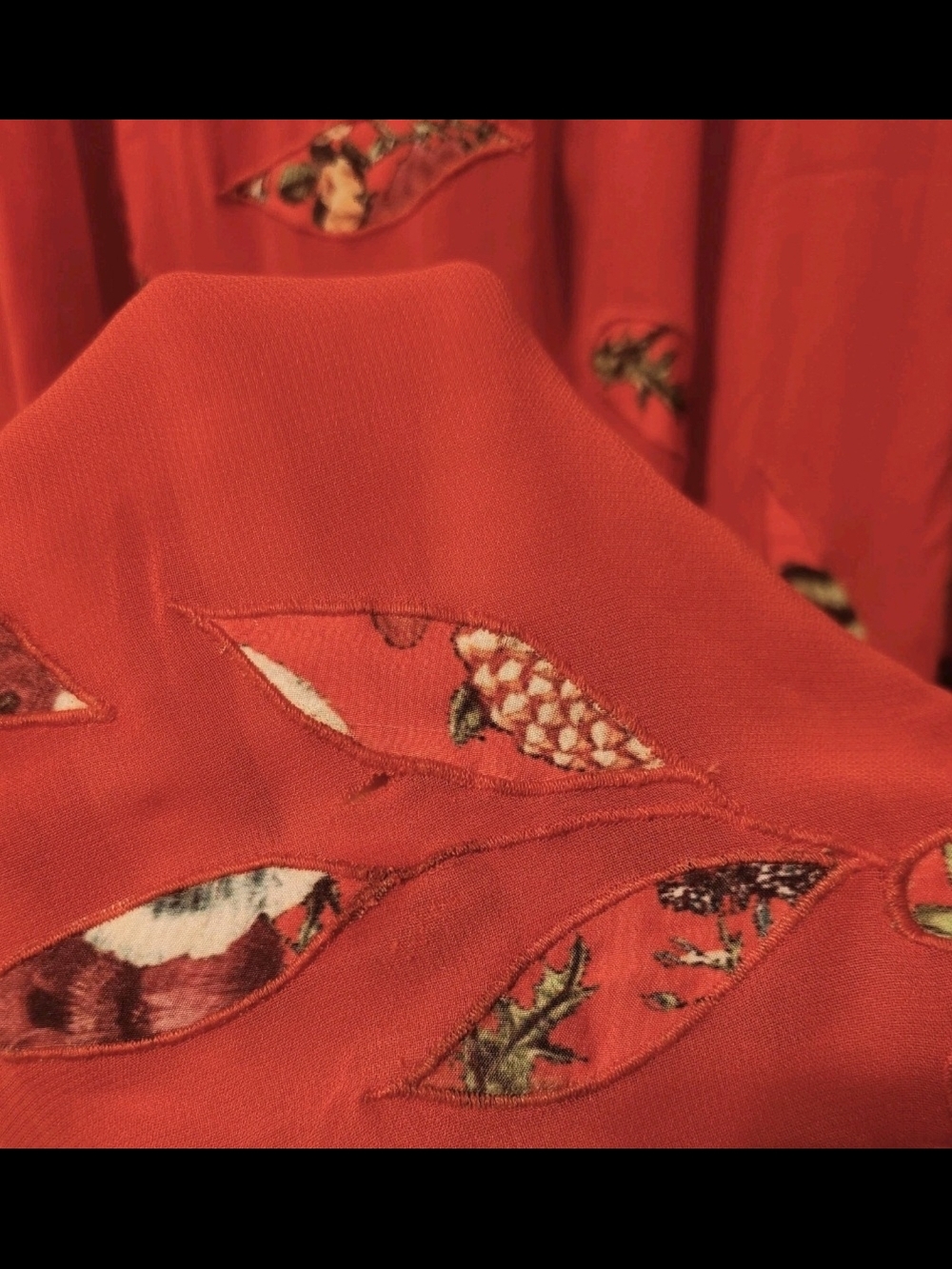 Red Floral Tie-Front Maxi Dress Red/coral - Picture 2 of 8